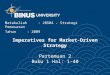 Imperatives for Market-Driven Strategy Pertemuan 2 Buku 1 Hal: 1-40 Matakuliah: J0504 - Strategi Pemasaran Tahun: 2009