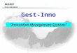 BUSNETINCO-CT-2004-003336 Gest-Inno “Innovation Management Systems”
