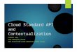 Cloud Standard API and Contextualization XIANGHU ZHAO IHEP COMPUTING CENTER 2015 BESIIICGEM CLOUD COMPUTING SUMMER SCHOOL