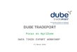 DUBE TRADEPORT Focus on AgriZone DAEA TIKZN EXPORT WORKSHOP 27 March 2014