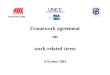 Framework agreement on work-related stress 8 October 2004 ETUC/CES/ EGB
