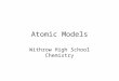 Atomic Models Withrow High School Chemistry. 3 basic sub-atomic particles
