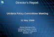 Director’s Report Unidata Policy Committee Meeting 12 May 2008 Mohan Ramamurthy Unidata Program Center UCAR Office of Programs Boulder, CO