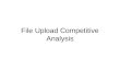 File Upload Competitive Analysis. Catalyst - Browse in-line Of interest: