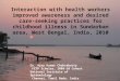 Awareness and health care-seeking practices for childhood illness in Sundarban backward zone, West Bengal, India, 2010 Dr. Ajay Kumar Chakraborty FETP