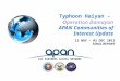Typhoon Haiyan - Operation Damayan APAN Communities of Interest Update 12 NOV - 03 DEC 2013 FINAL REPORT