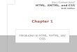 HTML, XHTML, and CSS Sixth Edition Chapter 1 Introduction to HTML, XHTML, and CSS