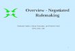 1 Deborah Dalton, Elena Gonzalez, and Patrick Field EPA, DOI, CBI Overview - Negotiated Rulemaking