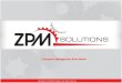 Copyright © 2010ZPM Solutions. All rights reserved. Contractor Management Work Bench