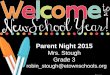 Parent Night 2015 Mrs. Stough Grade 3 robin_stough@etownschools.org