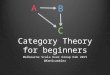 Category Theory for beginners Melbourne Scala User Group Feb 2015 @KenScambler A B C