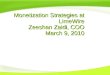 Monetization Strategies at LimeWire Zeeshan Zaidi, COO March 9, 2010