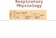 Respiratory Physiology. Moving air to the exchange surface of the lungs Gas exchange between air and circulating blood Protection of respiratory surfaces