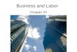 Business and Labor Chapter 22. Types of Businesses Section 1