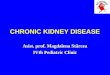 CHRONIC KIDNEY DISEASE Asist. prof. Magdalena Stârcea IVth Pediatric Clinic