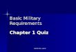 IS1(AW) Alex J. Latorre Basic Military Requirements Chapter 1 Quiz