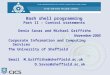 Bash shell programming Part II – Control statements Deniz Savas and Michael Griffiths November 2005 Corporate Information and Computing Services The University
