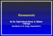 Biomaterials By Dr. Tejal Ashwin Desai, U. Illinois Chicago Modified, P. H. King, Vanderbilt U