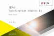 Www.ecn.nl EERA coordination towards EU Peter Eecen 27-3-2013