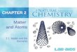 CHAPTER 2 Matter and Atoms 2.1 Matter and the Elements