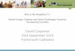 Who is My Neighbour? 2 World Hunger, Disease and Other Challenges Faced by Developing Countries David Carpenter 23rd September 2015 Portsmouth Cathedral