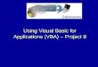 Using Visual Basic for Applications (VBA) – Project 8