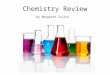 Chemistry Review by Margaret Zulick. The Atom: makes up everything (living and nonliving) Made of – Protons (+) – Neutrons (0) – Electrons (-) 2 parts: