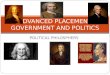 POLITICAL PHILOSPHERS ADVANCED PLACEMENT GOVERNMENT AND POLITICS