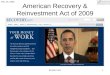 Bruman.com1 Feb. 25, 2009 American Recovery & Reinvestment Act of 2009
