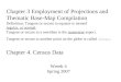 Chapter 3 Employment of Projections and Thematic Base-Map Compilation Definition: Tangent or secant to equator is termed regular, or normal. Tangent or