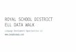 ROYAL SCHOOL DISTRICT ELL DATA WALK Language Development Opportunities LLC 