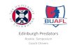 Edinburgh Predators Rookie Symposium Coach Chivers