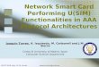 Network Smart Card Performing U(SIM) Functionalities in AAA Protocol Architectures Joaquin Torres, A. Izquierdo, M. Carbonell and J.M. Sierra Carlos III