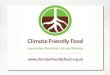 Food 31% carbon footprint (EIPRO) 80% CO2 reduction by 2050 – 450 ppm Tyndall Centre Zero Carbon Britain Campaigns like  Climate Friendly Food