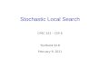 Stochastic Local Search CPSC 322 – CSP 6 Textbook §4.8 February 9, 2011