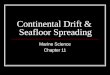 Continental Drift & Seafloor Spreading Marine Science Chapter 11