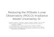 Reducing the RObotic Lunar Observatory (ROLO) Irradiance Model Uncertainty SI David B. Pollock 1, Thomas C. Stone 2, Hugh H. Kieffer 3, Joe P. Rice 4 1