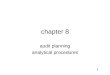 1 chapter 8 audit planning analytical procedures
