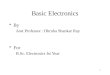 Basic Electronics By Asst Professor : Dhruba Shankar Ray For B.Sc. Electronics Ist Year 1