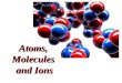 Atoms, Molecules and Ions Atoms, Molecules and Ions