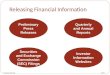 McGraw-Hill/Irwin Slide 1 Preliminary Press Releases Releasing Financial Information Quarterly and Annual Reports Securities and Exchange Commission (SEC)