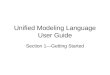 Unified Modeling Language User Guide Section 1—Getting Started