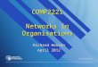 COMP2221 Networks in Organisations Richard Henson April 2012