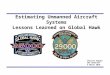 Estimating Unmanned Aircraft Systems Lessons Learned on Global Hawk Charlie Kapaku 303 AESG/SYF 4 March 2010
