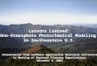 Lessons Learned: One-Atmosphere Photochemical Modeling in Southeastern U.S. Presentation from Southern Appalachian Mountains Initiative to Meeting of Regional
