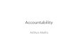 Accountability Aditya Akella. Outline Accountable Virtual Machines Accountability in and via SDN