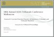 10th Annual AIJA Tribunals Conference Melbourne Session 8: Current Practical Matters of Interest to Tribunals and Tribunal Members Lawyers in Tribunal