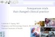 Antepartum trials that changed clinical practice Catherine Y Spong, MD Pregnancy and Perinatology Branch, NICHD National Institutes of Health