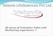 Veiovis LifeSciences Pvt Ltd 20 years of Extensive Sales and Marketing experience !!
