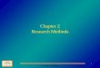 Dr. Steven I. Dworkin 1 Chapter 2 Research Methods